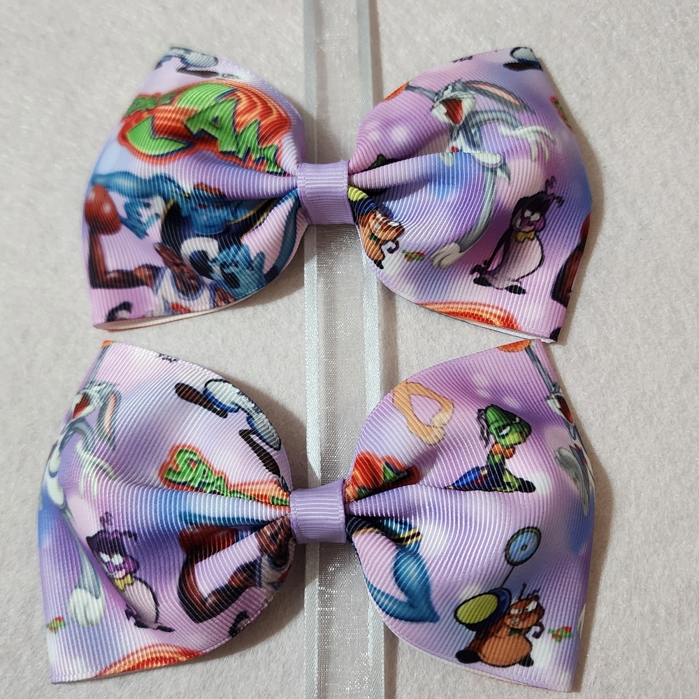 Colorful Cartoon Character Hair Bows
